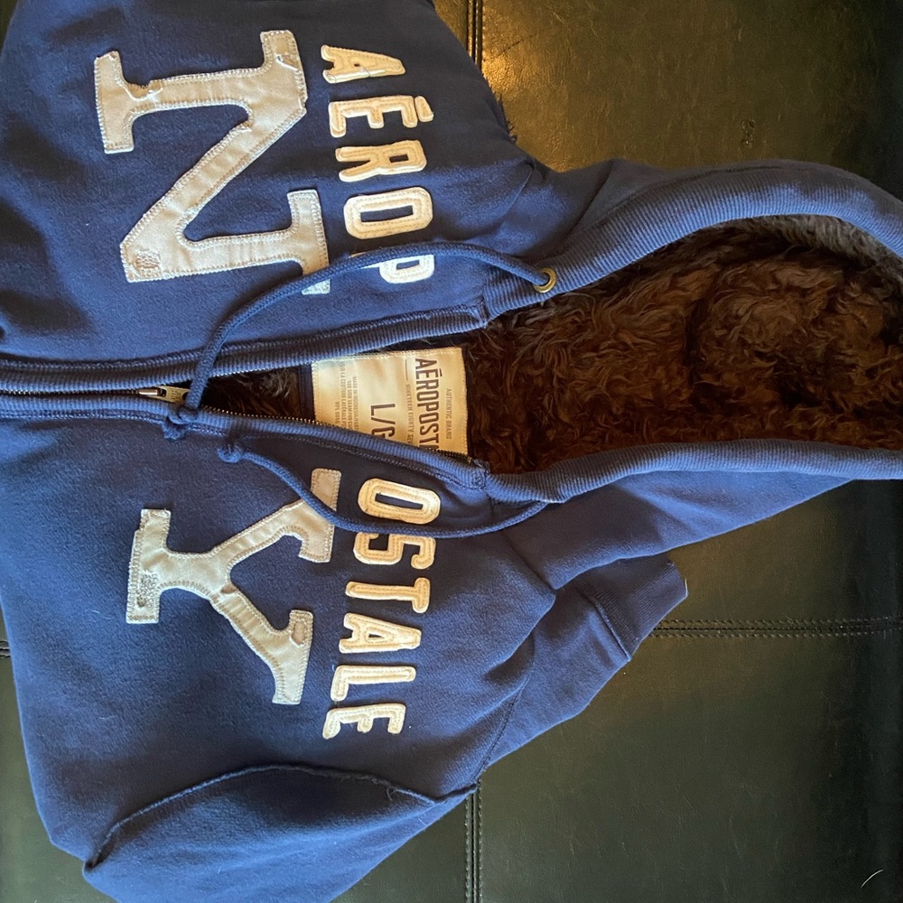Aeropostale hooded sweater jacket